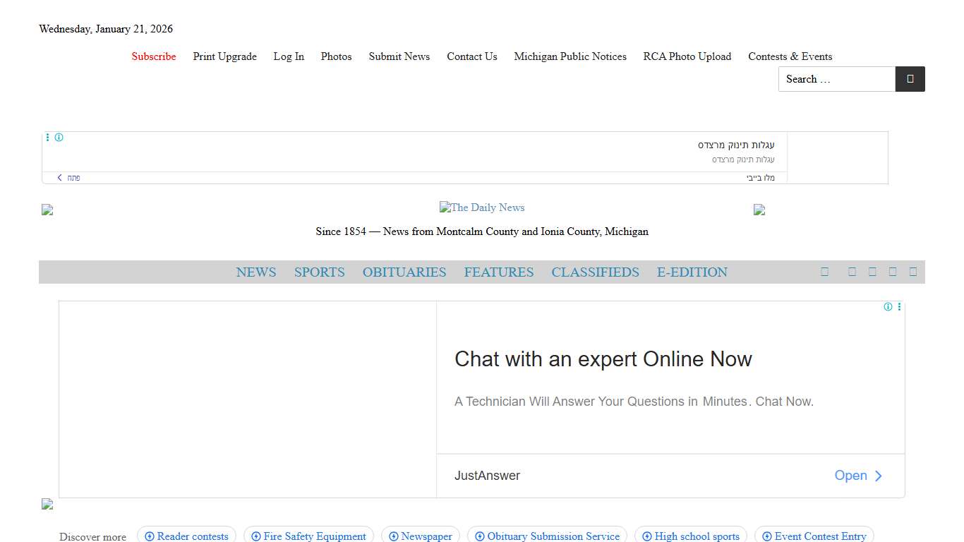 Mugless in Montcalm County - The Daily News