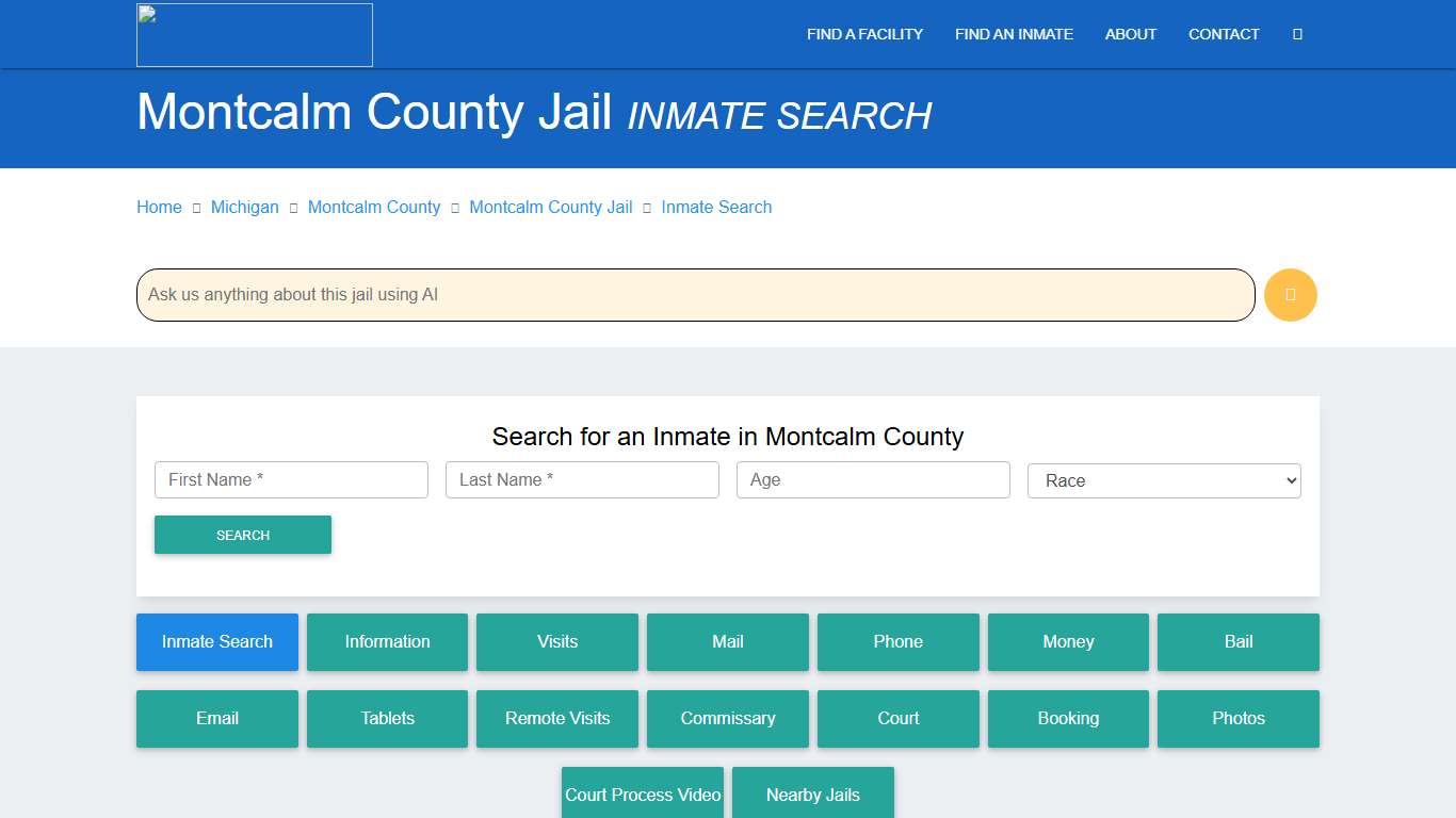 Montcalm County Inmate Search & Roster | Find Inmates MI